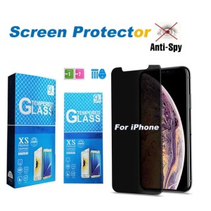 Privacy tempered glass for iPhone 17 16 15 14 13 12 11 Pro Max mini X Xr Xs Max 8 7 6 6S Plus screen protector for iPhone 14 plus 15 Pro 16 17 Air