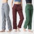 Womens Dance Studio Pant Loose Workout Mid Waist Sports For Women Casual Gym Yoga Long Wide Leg Pants Trousers
