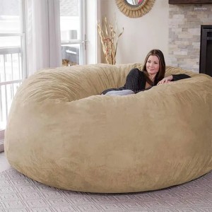 Chair Covers Unfilled Bean Bag Sofa Cover Jumbo Living Room Comfortable Beanbag Coat For Relax Only