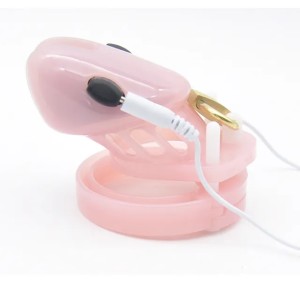 Electric Shock Chastity Cage Home Use Medical Therapy Equipment Cock Cages Penis Lock Ring Sex Toy for Man CD053