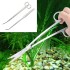 Aquarium Scissors Tweezers Tool Fish Tank Plants Aquascape Water Grass Stainless Cleaning Accessories Aquatic Feeding Tongs (Default)