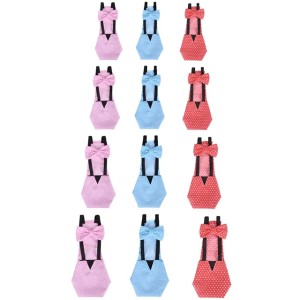 Chicken Diapers Bantam Hens - Reusable 3 Pcs With Bow Ties Poultry Nappies Washable Waterproof For Pets Ducks Silkie Durable M (Default)