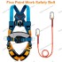 Full Body High Altitude Work Safety Harness Five-point Safety Belt Rope Outdoor Climbing Training Construction Protect Equipment 250715 Full Body High Altitude Work Safety Harness Five-point Safety Belt Rope Outdoor Climbing Training Construction Protect Equipment 250715