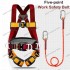 High Altitude Work Safety Harness Full Body Five-point Safety Belt Rope Outdoor Climbing Training Construction Protect Equipment 250414bj
