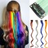 Buyers' PicksColored hairpiece Clip in Hair Extensions Heat-Resistant Synthetic straight Hairpieces for Women Multi-Colors Party Highlights Buyers' PicksColored hairpiece Clip in Hair Extensions Heat-Resistant Synthetic straight Hairpieces for Women Multi-Colors Party Highlights