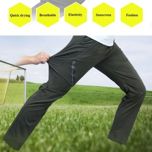 Stretch Hiking Pants Mens Outdoor Sports Breathable Mountain Trekking Fishing Cycling Waterproof Quick Dry Trousers PN12