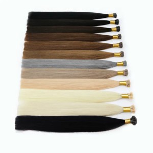 ALI MAGIC Wholesale Pre-bonded Hair Extensions Nano / I Tip Human Hair Extensions Keratin Remy Hair Total 50 70 100Grams 18