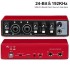 MD22 Recording Sound Card 48V Phantom Power 24-bit192 KHZ USB Audio Interface with Loopback Monitor for Guitar Recording 241218 MD22 Recording Sound Card 48V Phantom Power 24-bit192 KHZ USB Audio Interface with Loopback Monitor for Guitar Recording 241218