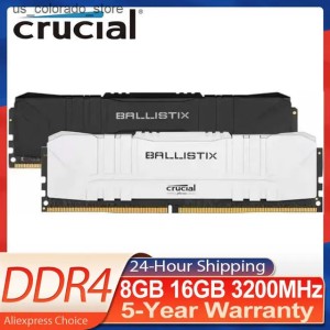 RAMs Crucial Ram Desktop DDR4 8GB 16GB 3200MHz 32GB(2x16GB) Ballistix Platinum Game XMP 2.0 Support DDR4 3200MHz For Desktop Memory L240910