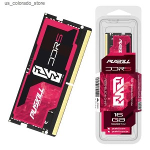 RAMs PUSKILL Memoria Ram DDR5 16GB 8GB 32GB 1.1V 262-Pin PC4 Notebook 4800MHz 5200MHz 5600MHz for Laptop SO-DIMM Memory L240910 L0910
