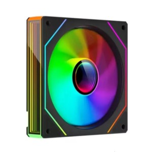 ARGB silent cooling fan with LED lights suitable for gaming and office computer cases