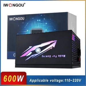 IWONGOU 500w 600w 700w 800w Power Supply Pc Source 850w 80 Plus Gold ATX 30 Pcie50 Fonte Active PFC 110V 220V Gaming PSU 240527