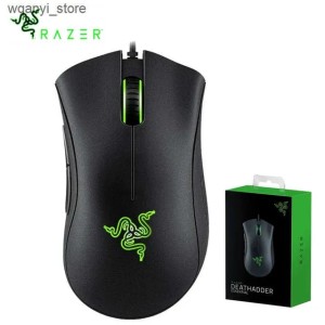 Mice Razer DeathAdder Essential Wired Gaming Mouse Mice 6400DPI Optical Sensor 5 Independently Buttons For Laptop PC Gamer L240910