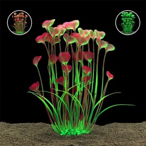 Aquarium Plants Decor Grass Underwater Plastic Artificial Aquatic Plants Ornaments For Fish Tank Aquarium Landscape Decoration 250530