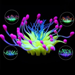 Artificial Glowing Effect Coral Simulation Aquarium Glow Decorations Seaweed Plants Ornaments Fish Tank Aquarium Supplies 250530