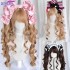 Synthetic Princess Cut Double ponytail Lolita Wig with Bangs Girl Ombre Blonde brown Cosplay Halloween Harajuku wig S251016 Synthetic Princess Cut Double ponytail Lolita Wig with Bangs Girl Ombre Blonde brown Cosplay Halloween Harajuku wig S251016