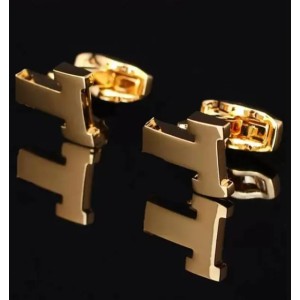 Fashion jewelry gold Cuff Links Romantic French cuffs Best christmas gifts for charm men Luxury Designer Cufflinks Classic Letters Cuff links Shirt Tie Accessories
