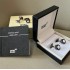 MB Cufflinks Elegant Man charm cufflinks Montblancs cufflinks Classic White Star Letter Patterns Wedding cufflink with box Premium Shirt Accessories