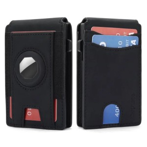 Tracking Location Men's Anti-theft Brush Multi-card Leather Compact Stylish Durable Wallet purse wallet