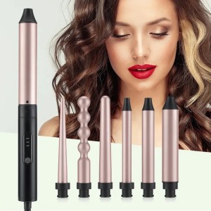 5 in 1 Professional Hair Curling Iron Ceramic Triple Barrel Hair Curler Irons Hair Wave Waver Styling Tools Hair Styler Wand 240429