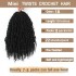 Pre-looped Mini Twist Crochet Hair Bohemian Spring Twists Hair Senegalese Twist Crochet Hair with Curls Synthetic Hair
