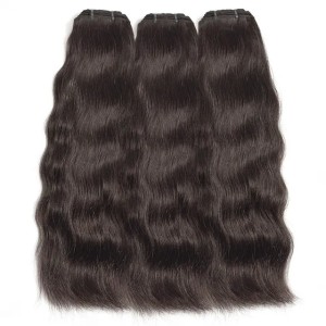 30 34 Inch Raw Indian Virgin Hair Weave Bundles 1 3 4 Deal Remy Hair Natural Straight Water Double Drawn Weft Wholesale Human