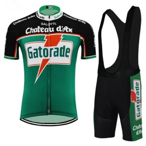 Chateau d'ax Gatorade Mens Team Cycling Jersey Set Ropa Ciclismo MTB Bike Clothing Bicycle Clothes 2025 Cycling Uniform