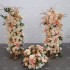 White/pink/red Artificial Roses Delphinium Hanging Corner Flower Row Wedding Backdrop Arch Decor Table Centerpiece Party Decor White/pink/red Artificial Roses Delphinium Hanging Corner Flower Row Wedding Backdrop Arch Decor Table Centerpiece Party Decor
