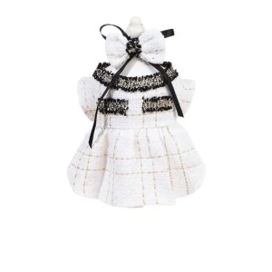 Tweed Princess Dog Apparel Dress Girl Cute Pet Clothes Outfit Small Dogs Costume Dresses with Bow Tie Collar for Small Dogs Cat Girl Teacup Yorkie Chihuahua S D81 Tweed Princess Dog Apparel Dress Girl Cute Pet Clothes Outfit Small Dogs Costume Dresses with Bow Tie Collar for Small Dogs Cat Girl Teacup Yorkie Chihuahua S D81