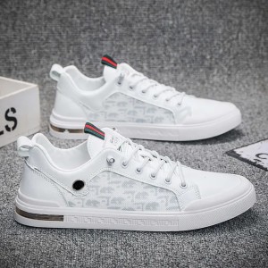 2024 Summer New Korean Style Fashion Casual Board Breathable Mesh Soft Bottom Thin Sports White Shoes Men Designer shoes