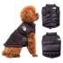 Buyers' PicksDuck Down Dog Winter Jacket, Designer Dog Apparel, Warm Zip Up Wind Breaker Water Resistant Small Dog Sweater Coat Dog Clothes for Small Dogs Boy or Medium Dogs Black S 287