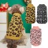 Pet sweater Gray khaki leopard dog clothes Teddy Method Fight autumn and winter warm