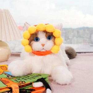 Adorable Sunflower - Themed Transformable Pet Hats for Dogs and Cats! Adjustable, Ideal for Autumn and Winter