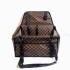 Designer Dog Car Seat Foldable Dog Car Booster Seat Waterproof Odorproof Leather Travel Bag Brown Black Checkerboard Dog Car Bag Safety Seat for Small Dogs M35 Designer Dog Car Seat Foldable Dog Car Booster Seat Waterproof Odorproof Leather Travel Bag Brown Black Checkerboard Dog Car Bag Safety Seat for Small Dogs M35