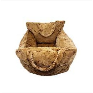 Designer Seat, Portable Puppy Car Seat of Easy Installation, Fashionable Pet Carrier Bag with ic Old Flower, Disassembled hine Washable Dog Beds Free shipping (brown)