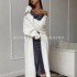 Hl235 White knitted cardigan autumn and winter loose plush fluffy long cardigan (Color 2 - Size Size Guide) Hl235 White knitted cardigan autumn and winter loose plush fluffy long cardigan (Color 2 - Size Size Guide)