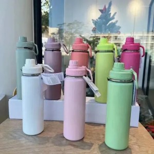 Water Bottles Llu Insulated Cup Portable Leakproof Outdoor Cups Sport Gym Vacuum Stainless Steel Pure Titanium