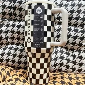 Thermos Cup New HydroJug Travelers Cup Stainless Steel Coffee Cup Thermal Insulation Portable Vacuum Travel Roller T241125 (Black)