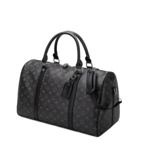 High quality designer duffel bag 54cm Large capacity embossed travel bag 50cm classic printed coating men's and women's fashion outdoor bag Canvas leather duffel bag