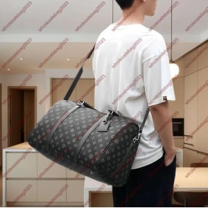 high quality Luxury bag Men Duffle Bag Women Travel Bags Hand Luggage Travel Bags Men Pu Leather Handbags Large CrossBody Bags Totes Purse Crossbody Bag 55cm