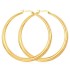 Real 18K Gold Silver Plated Big Hoop Earrings for Women Large Stainless Steel Round Circle Hoops Earring Lightweight No Fade Color Nice Jewelry Gift 6cm