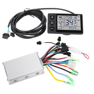 Motor Controller LCD Motor Controller 24V‑48V Waterproof LCD Display Panel Electric Scooter Brushless Controller Kit