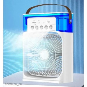 Electric Fans Portable Humidifier Fan AIr Conditioner Household Small Air Cooler Hydrocooling Portable Air Adjustment For Office 3 Speed Fan 9GW1