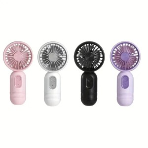 Fans for summer F33 Mini portable fan handheld small fan, USB charging, 3-speed handheld fan suitable for office, outdoor travel, and camping mini fans Electric Fans