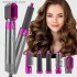 Electric Hair Dryer Updated 5 in 1 Quality Hairdryer Comb Hot Air Comb for Curling Straightening Automatic Straight Hair Comb Dryer T231216