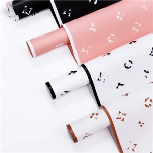 Luxury Flower Wrapping Paper Pattern Printed Waterproof Gift Wrap Paper Florist Bouquet Supplies 20 Sheets Per Pack 58cm