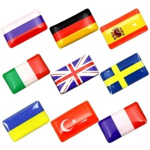 6pcs Polska clines Oscam 8 linii White Red Europe Poland 4k europa polska Hand Held polish Stabilny PL flag