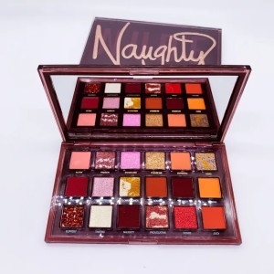 Hot Makeup Eyeshadow Palette Naughty Nude 18 Color Eye Shadow Shimmer Metallic Matte Nudes Eyeshadow High Quality Beauty Cosmetics (Multi)