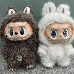 New Arrival Presale 38Cm Zimomo The Monster Labubu Diy Big Leader White Limited Archangel Creative Change Doll Figure Vinyl Doll Birthday Gi 52