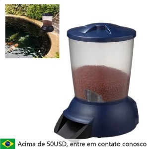 Jebao smart feeder 5L fish pond automatic feeder koi pond fish feeder spray feeder large capacity 240826